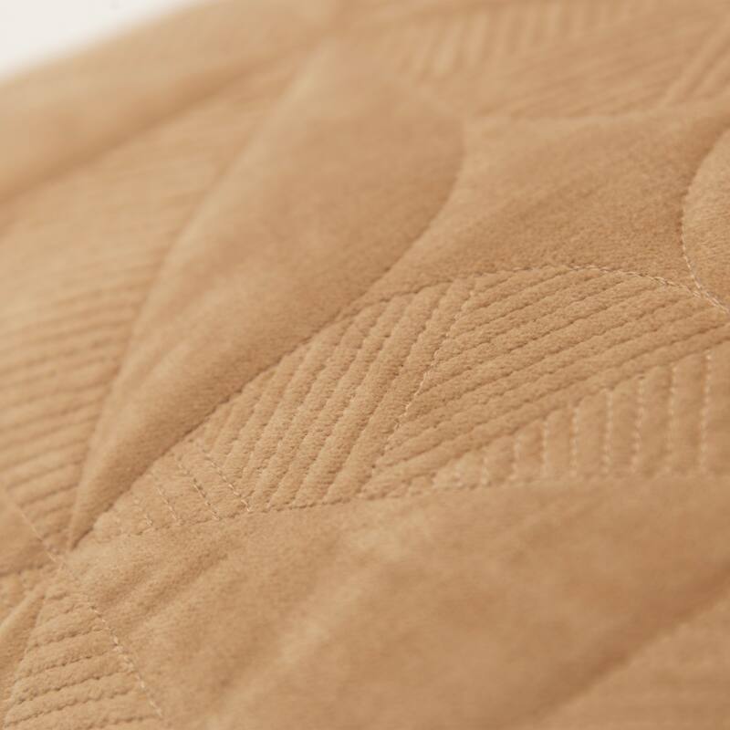 Rizzy Home Transitional Tan Down Filled Pillow - 20" x 20"