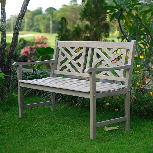 Teak wood garden bench sales