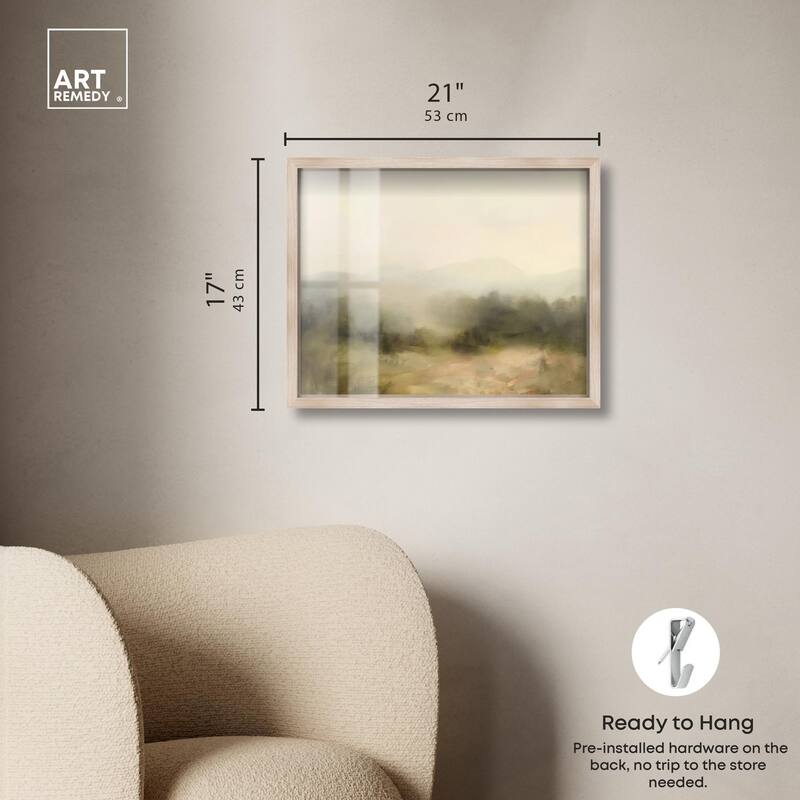 Haze Horizon Shadowbox by Art Remedy