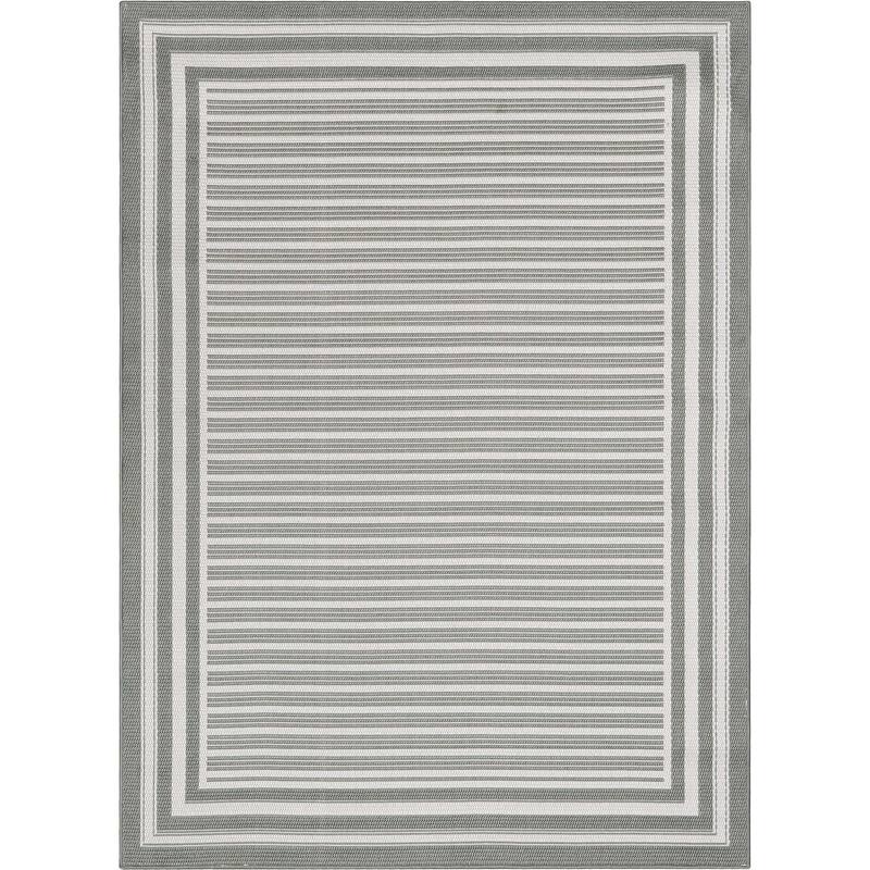 Well Woven Fallon Frankie Stripes Indoor Outdoor Area Rug - 5'3" x 7'3" - Green