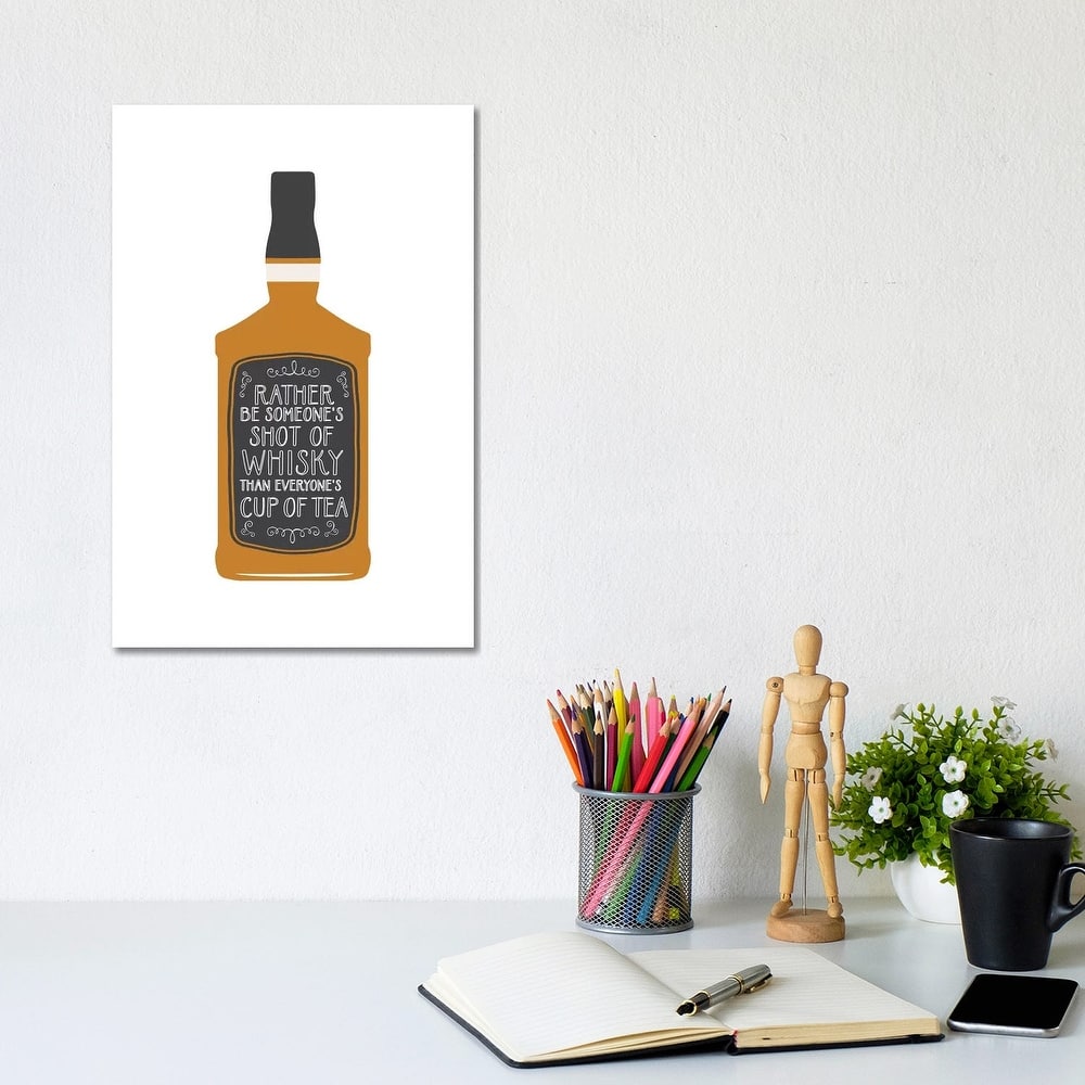 iCanvas "Whisky Shot" by The Native State Canvas Print
