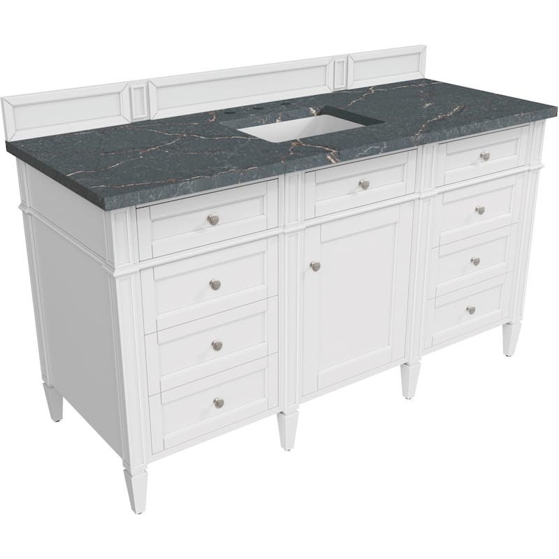 James Martin Vanities 650-V60S-FPBL Brittany 60" Free Standing Single