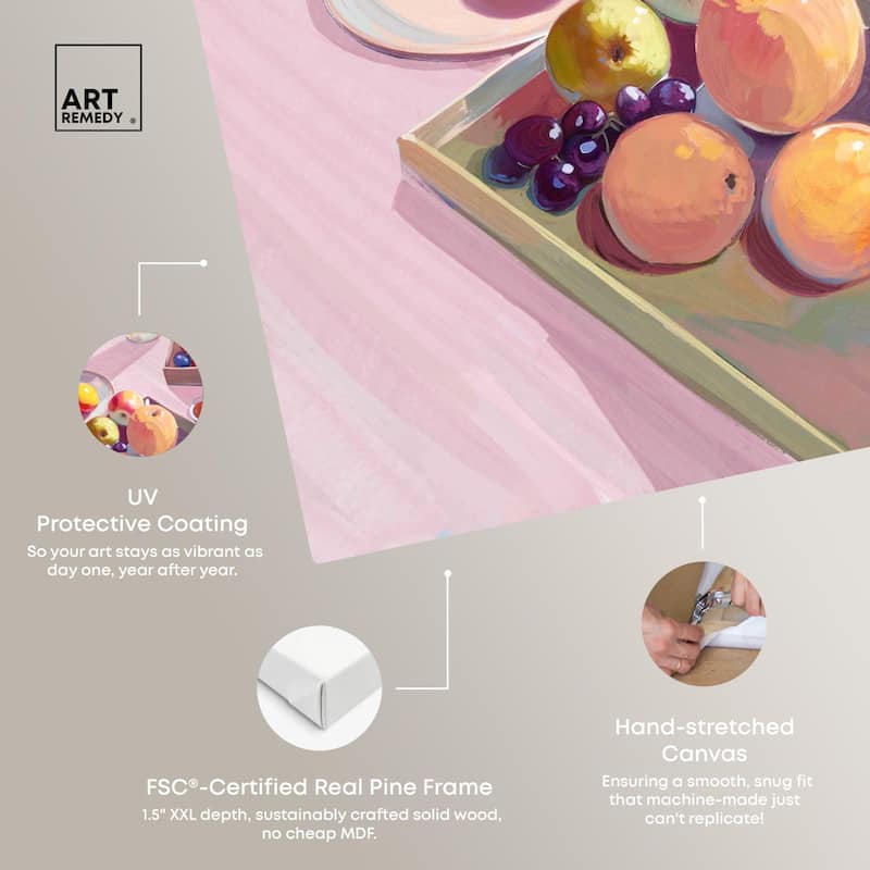 Fresh Fruits Canvas by Art Remedy, Gallery Wrapped
