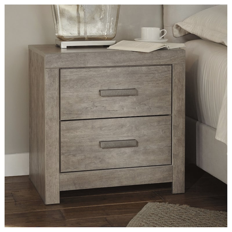 Carbon Loft Balnain 2-drawer Night Stand - Ash Grey - 2-drawer