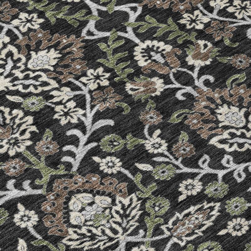 Machine Washable Indoor/ Outdoor Traditional Hartman Chantille Rug