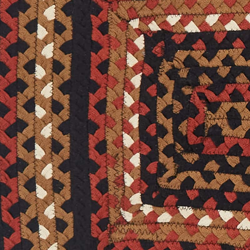 Park Designs Folk Art Braided Rectangle Rug Runner 2' x 6' - 2' x 6'