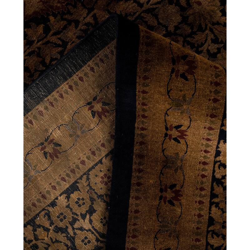 Overdyed One-of-a-Kind Hand-Knotted Area Rug - Gold - 12' 2" x 15' 9"