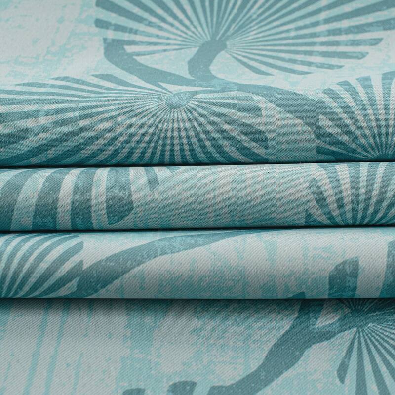 DriftAway Luca Blackout Curtains Natural Botanical Leaves Printed Drapes 2 Panels