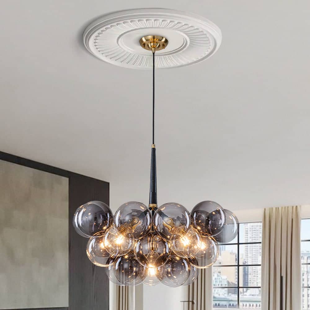 Option Black & Brass + Gray Bubbles