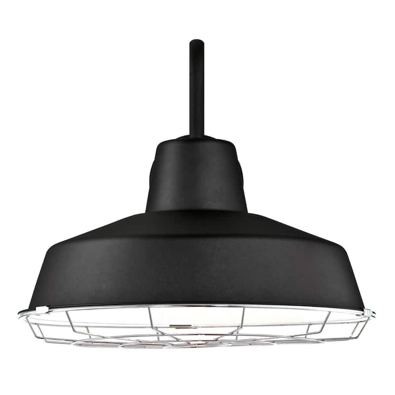 Westinghouse Academy One-Light LED Outdoor Wall Fixture, Cage Shade