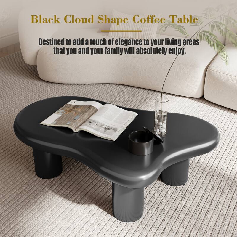 Elegant Cloud Shaped Coffee Table for Living Room