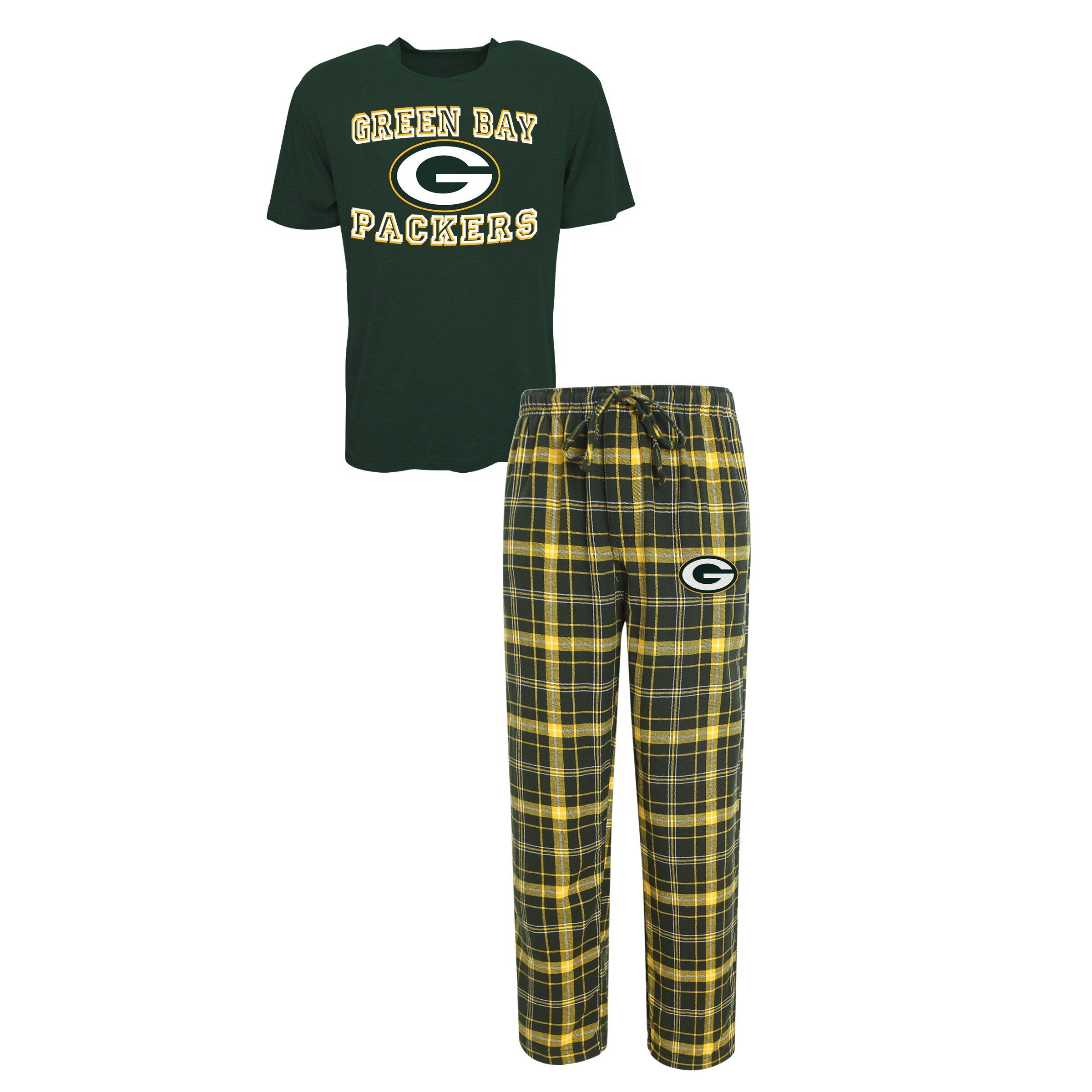 Shop Green Bay Packers Halftime Men S Pajama Sleep Set Overstock 18732400