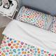 Designart 'Rainbow Colored Polka Dots On White' Modern Duvet Cover Set ...