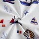 preview thumbnail 5 of 3, Kids Boys Printed 600 Thread Count Cotton Blend Percale Duvet Cover Fitted Sheet Ensemble Bedding Set, Nautical Sailing Boat
