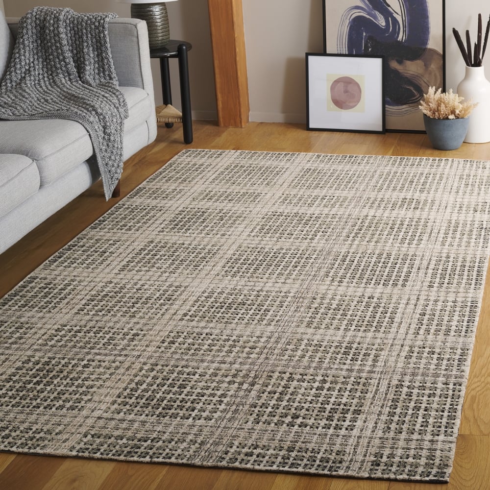 SAFAVIEH Handmade Abstract Ruthild Modern & Contemporary Wool Rug