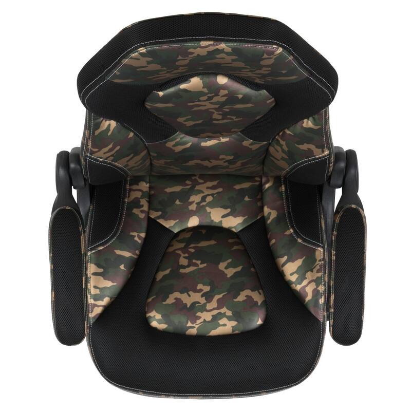 High Back Racing Style Ergonomic Gaming Chair with Flip-Up Arms