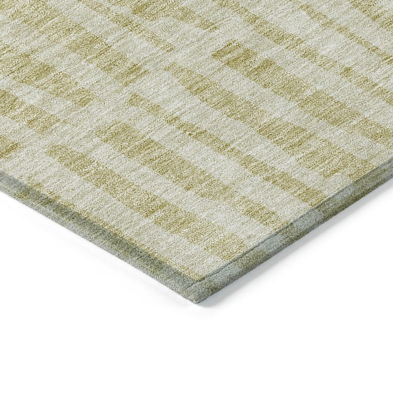 Machine Washable Indoor/ Outdoor Chantille Modern Geo Rug