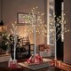 preview thumbnail 3 of 5, Set of Lighted Birch Tree Christmas Tree for ​Decoration Inside and Outside - 4 FT, 5 FT and 6 FT