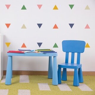Walplus Colorful Geometrical Triangle Wall Sticker Home Decor Decal