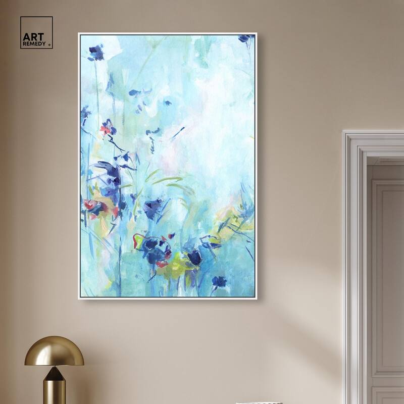 Heavenly Blue I Canvas by Art Remedy