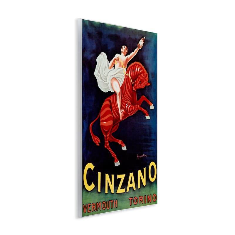 Stupell Cinzano Wine Advertisement Wall Plaque Art Design By Marcus Jules