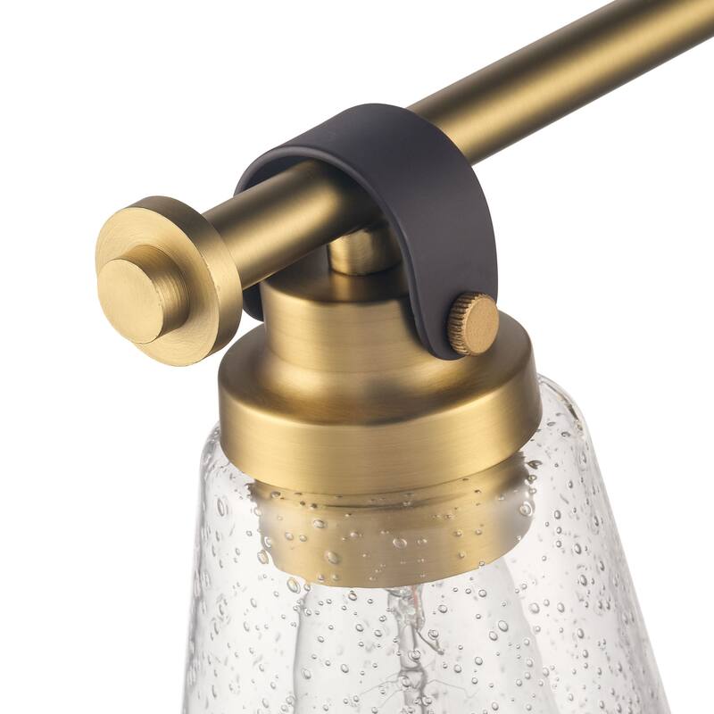 Modern Vanity Light Wall Mount Sconces with Glass Shade