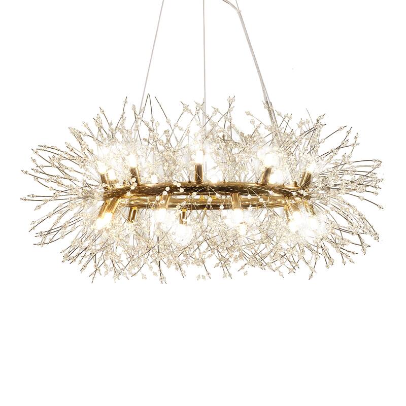 12/20-Light Modern Firework Dandelion Crystal Chandelier(Bulb Included)