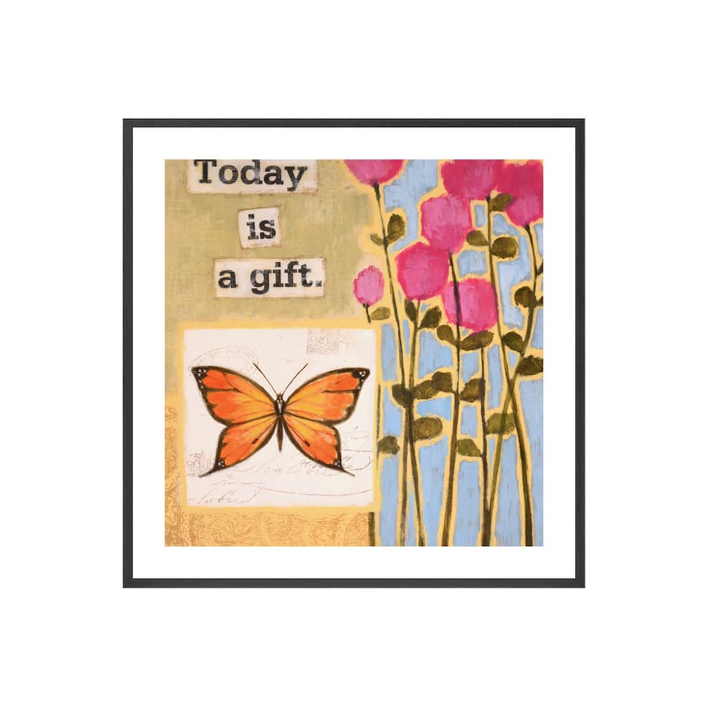 Happy Thoughts I Framed Print Wall Art by Norman Wyatt Jr.