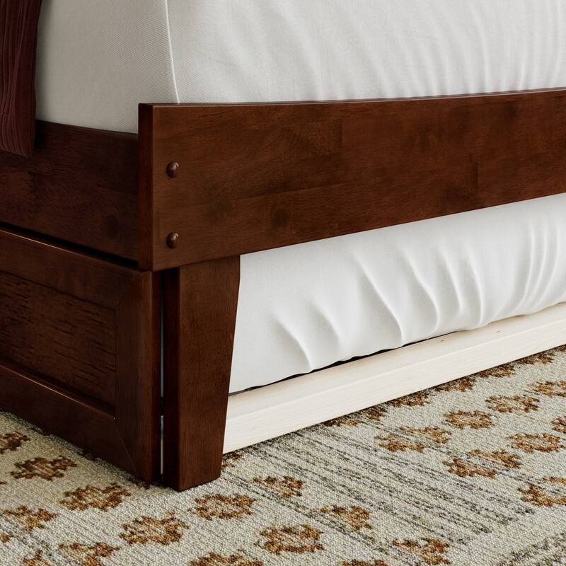 Phoenix Wood Platform Bed with Trundle