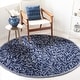 preview thumbnail 22 of 128, SAFAVIEH Handmade Jardin Fulga Wool Rug 3' Round - Navy/Ivory - Round