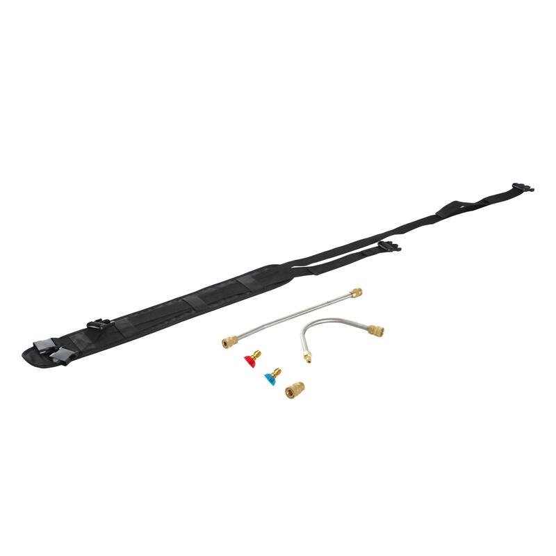 Outsunny 18' 4000 PSI Electric High Pressure Washer Wand Extension Pole - 79.75"- 195" L x 7" W x 0.75" T