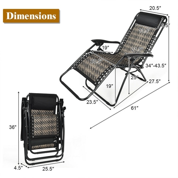 2 x zero gravity chairs sales