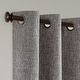 preview thumbnail 90 of 90, Linen Texture 100% Blackout Grommet Curtain Pair(2 panels)