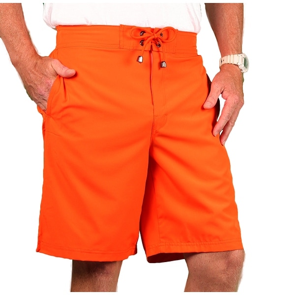 Blue Marlin Men's Stretch Solid Color Board Shorts