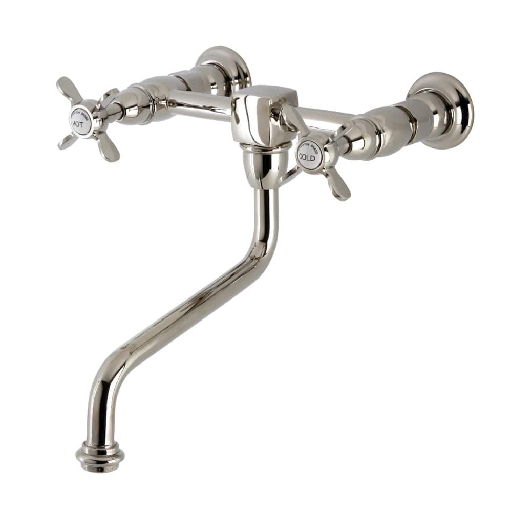 Kingston Brass Essex 1.2 GPM Wall Mounted Bridge Bathroom Faucet