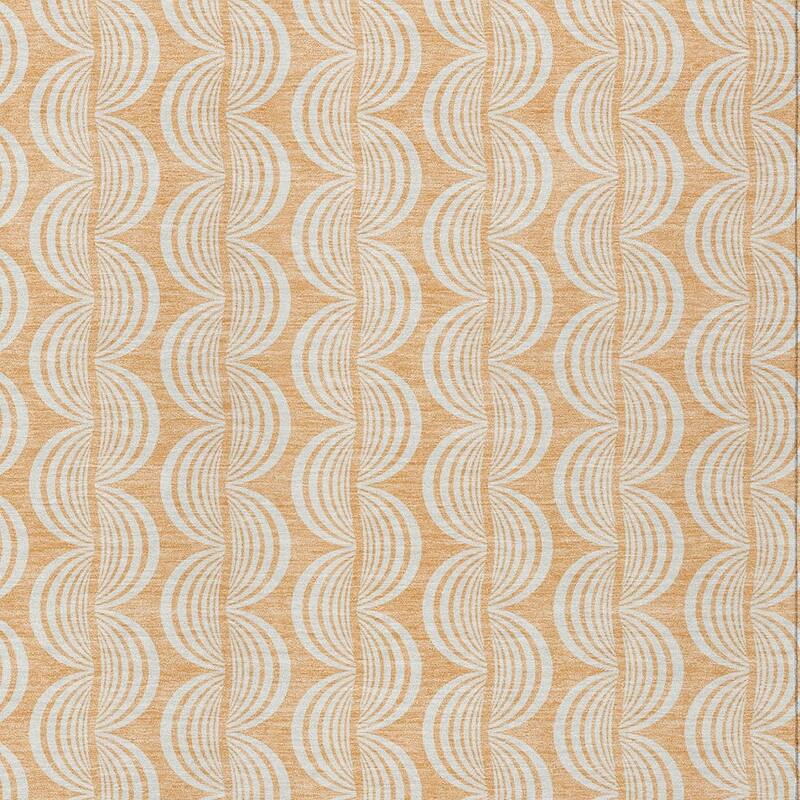 HomeRoots Ogee Transitional Rectangle Outdoor Rug