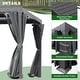preview thumbnail 72 of 188, EROMMY Outdoor Louvered Pergola Gazebo with Adjustable Aluminum Rainproof Roof