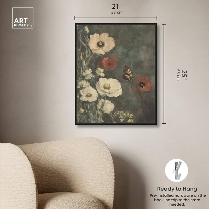 Vintage Botanicals I Canvas by Art Remedy