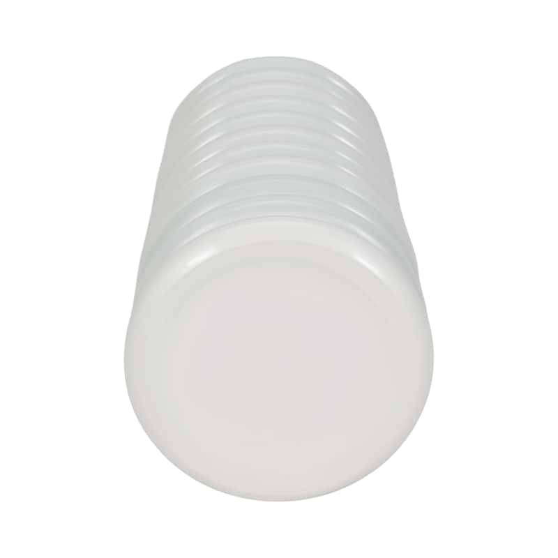 Sagebrook Home's Ribbed Texture Neutral Glass Vase