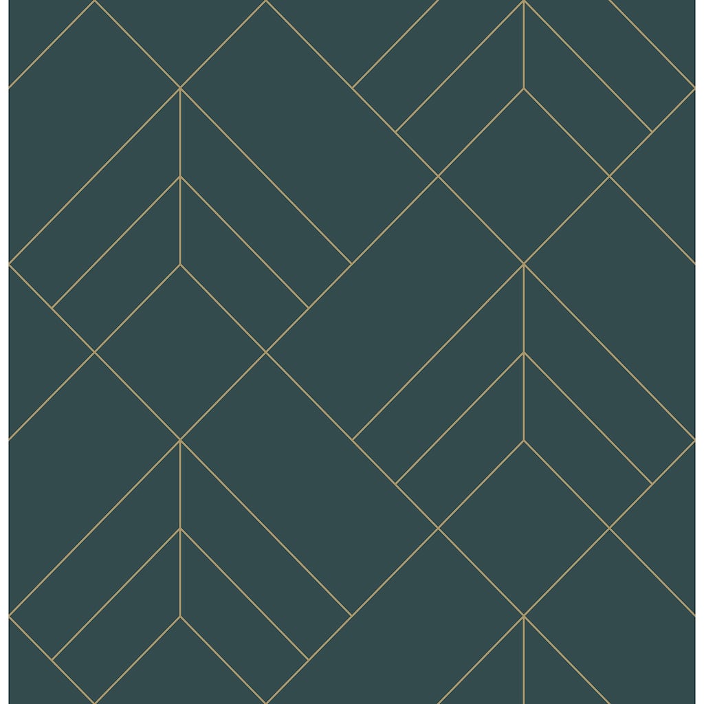 A-Street Prints Sander Slate Geometric Wallpaper