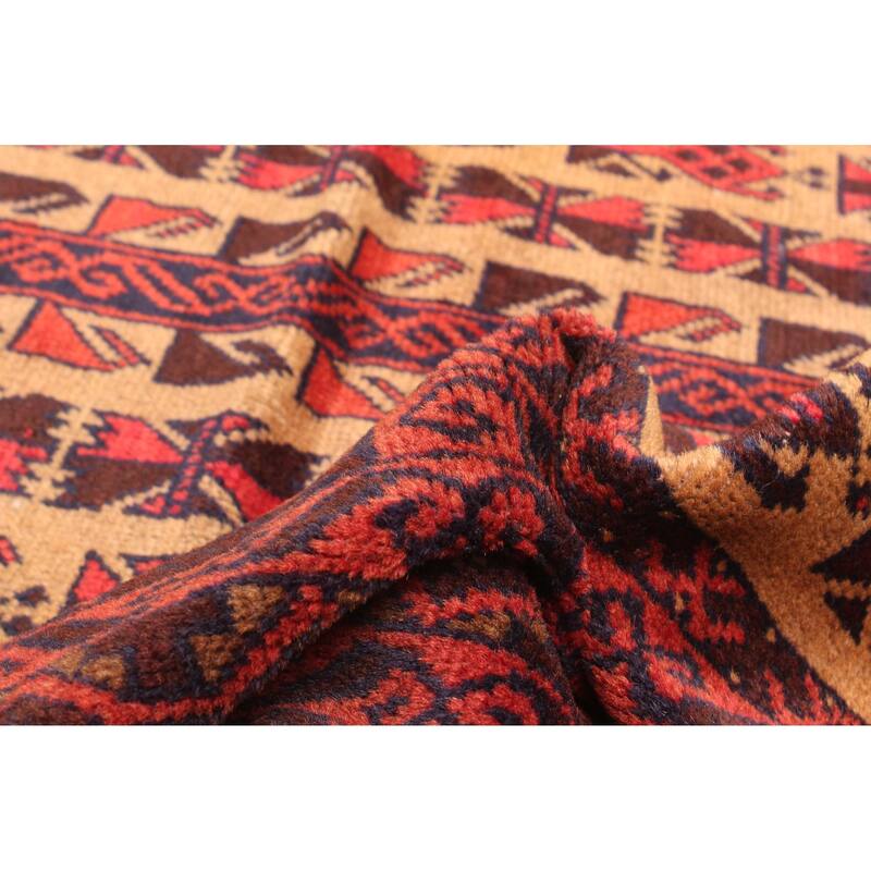 ECARPETGALLERY Hand-knotted Teimani Brown Wool Rug - 3'1 x 4'8