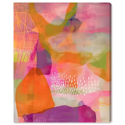 Garnet Gleam V Canvas by Art Remedy, Gallery Wrapped