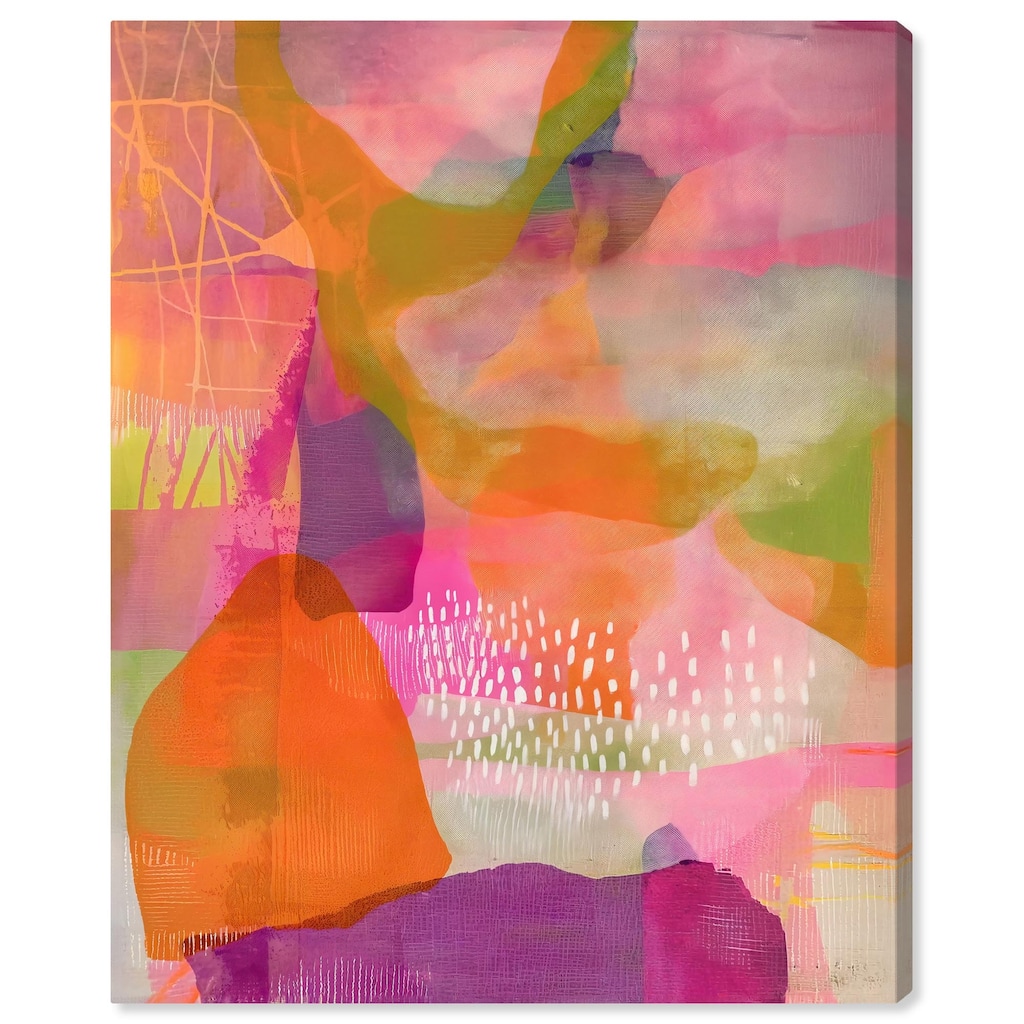 Garnet Gleam V Canvas by Art Remedy, Gallery Wrapped