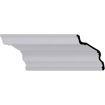 Antonio Traditional Crown Moulding - 4"H x 9"P x 10 1/4"F x 94 1/2"L