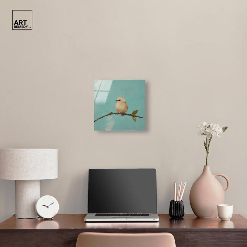 Azure Avian Acrylic by Art Remedy, Ready to Hang