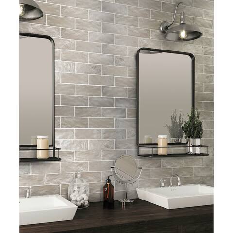 Apollo Tile Green 2.5-in. x 8-in. Matte Glossy Ceramic Subway Mosaic Tile (5.38 Sq ft/case)
