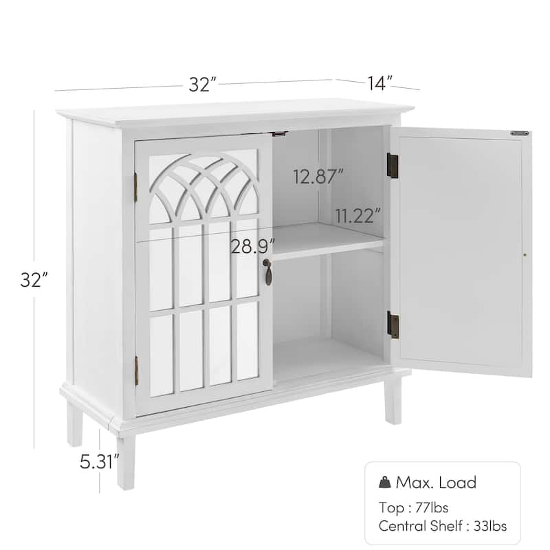 Art Leon Retro and Romantic Floral Cabinet