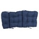 preview thumbnail 27 of 61, Multi-section Tufted Outdoor Seat/Back Chair Cushion (Multiple Sizes)