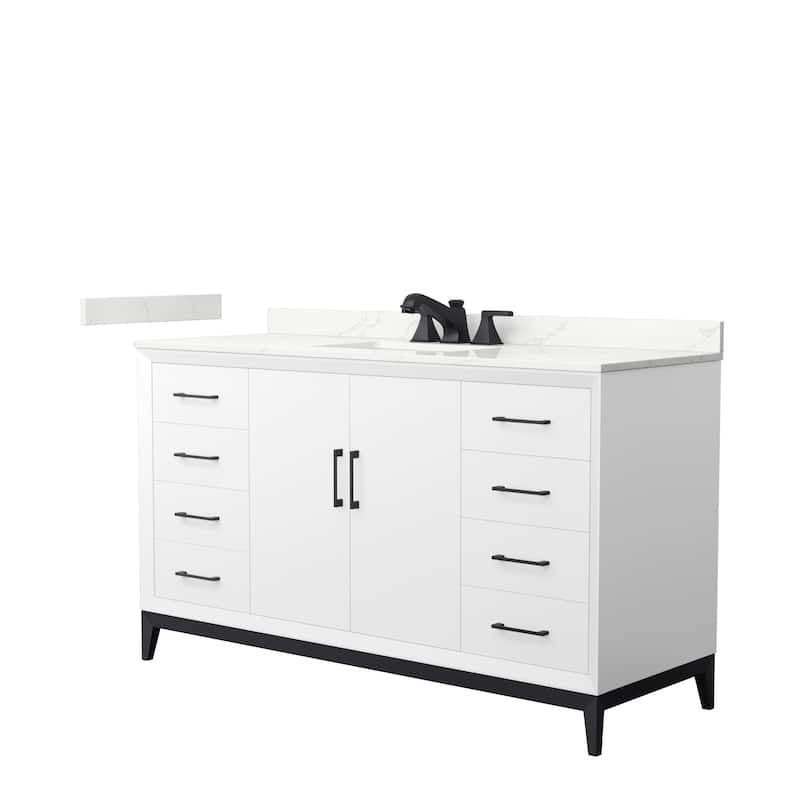 Amici 60-inch Single Vanity, Quartz Top
