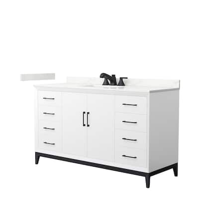 Amici 60-inch Single Vanity, Quartz Top